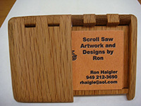 Scrollsaw project byRon Haigler